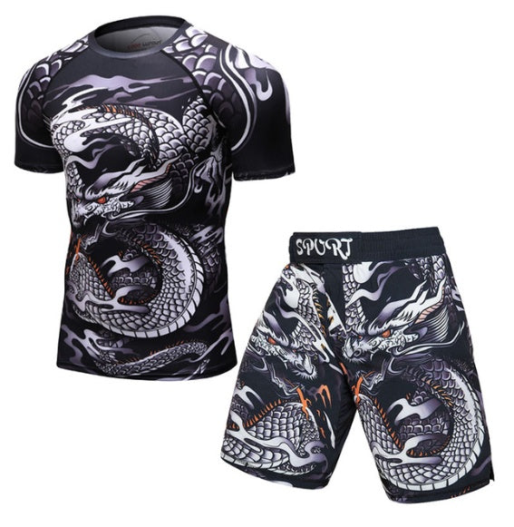 Metallic Print Rashguard Adult BJJ/Grappling