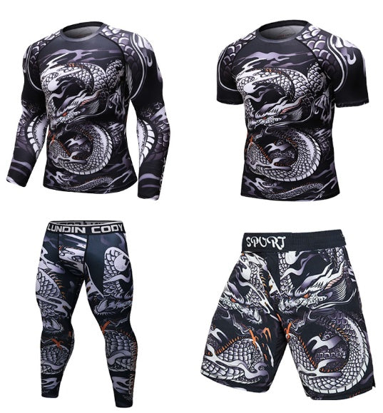 Metallic Print Rashguard Adult BJJ/Grappling