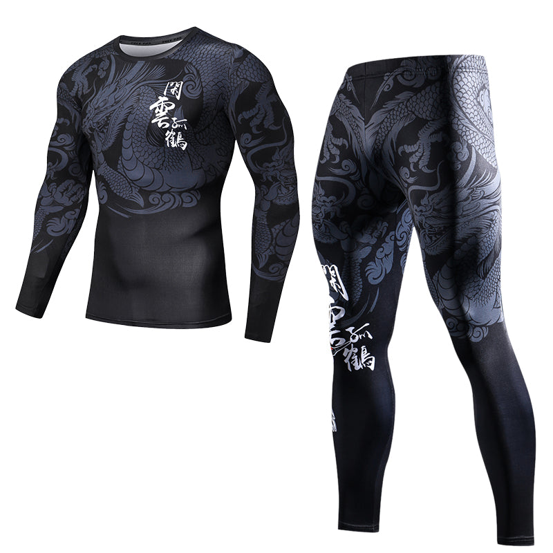 Animal print Rashguard Set