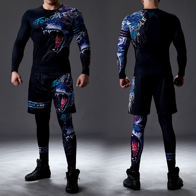 Animal print Rashguard Set