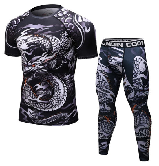 Metallic Print Rashguard Adult BJJ/Grappling
