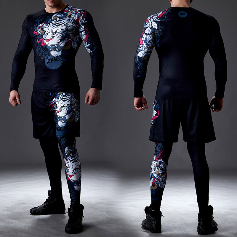 Animal print Rashguard Set