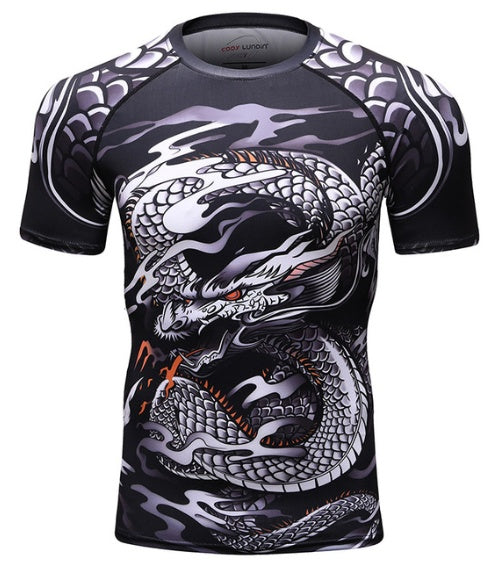 Metallic Print Rashguard Adult BJJ/Grappling