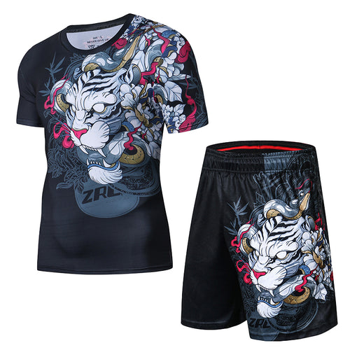 Animal print Rashguard Set