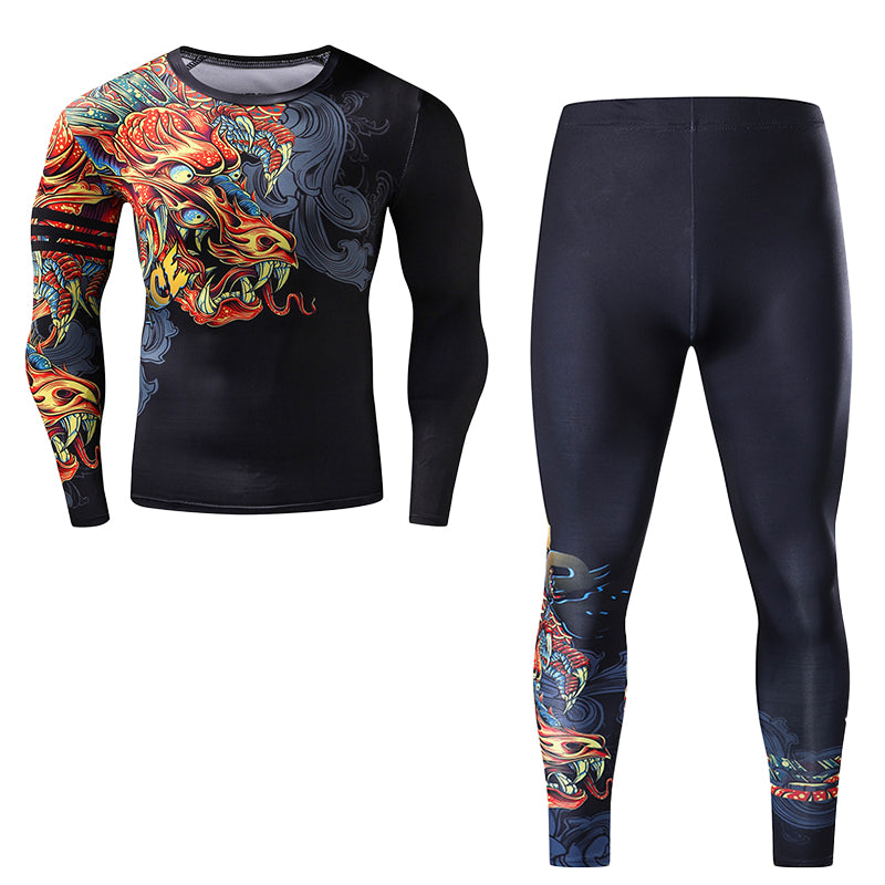 Animal print Rashguard Set