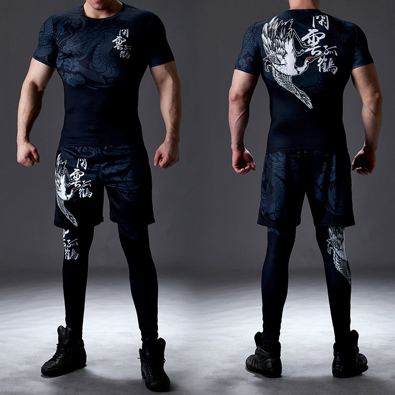 Animal print Rashguard Set