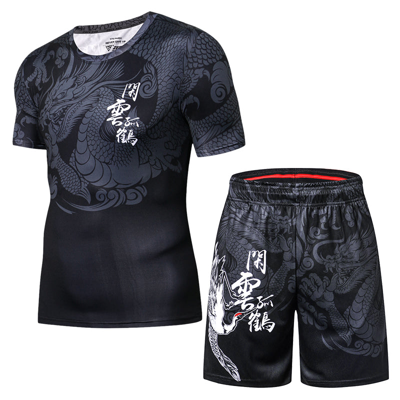 Animal print Rashguard Set