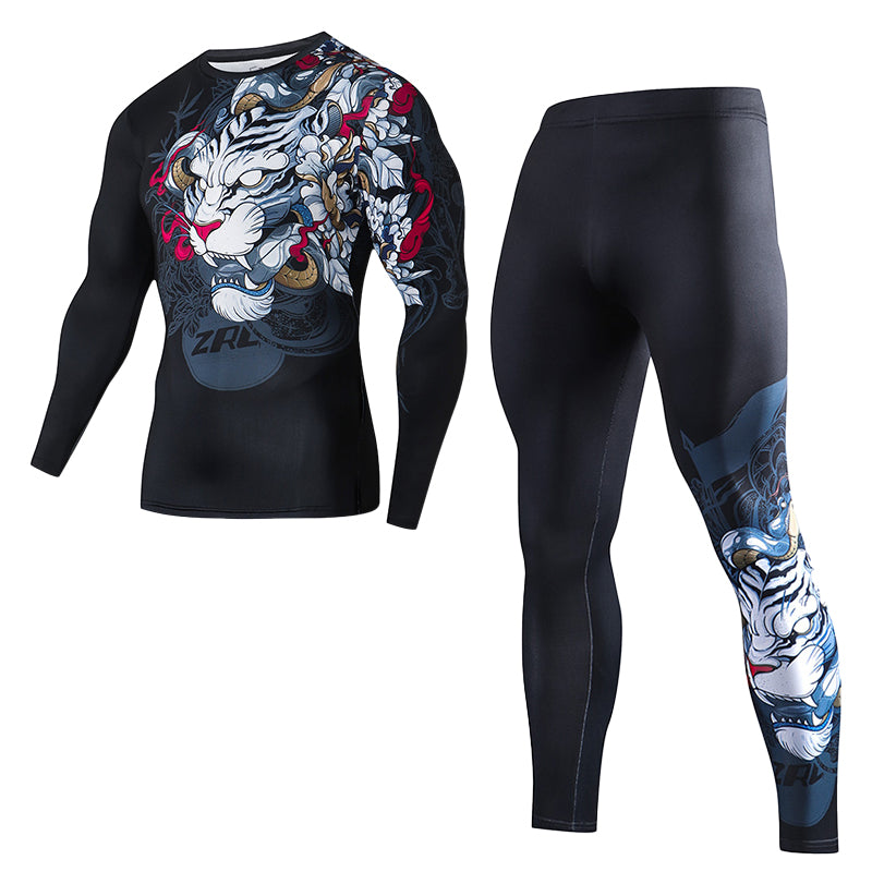 Animal print Rashguard Set